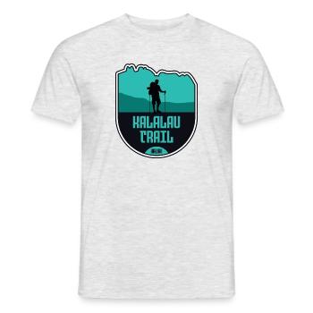 Kalalau Trail - Kauai, Hawaii - Männer T-Shirt - Grau meliert - Vorne - AI Model Male 178 dark (178cm)