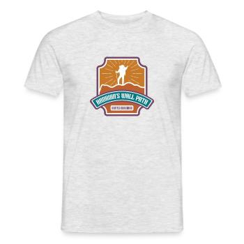 Hadrian's Wall Path - United Kingdom - Men's T-Shirt - heather grey - Front - AI Model Male 178 dark (178cm)
