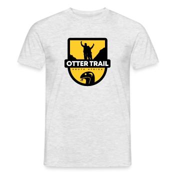 Otter Trail – South Africa - Men's T-Shirt - heather grey - Front - AI Model Male 178 dark (178cm)