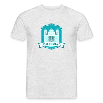 Augsburg – Germany - Men's T-Shirt - heather grey - Front - AI Model Male 178 dark (178cm)