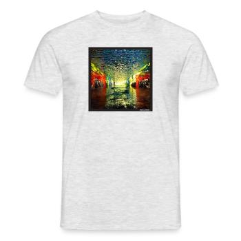 Alice im Unterwasser-Wunderland - Männer T-Shirt - Grau meliert - Vorne - AI Model Male 178 dark (178cm)