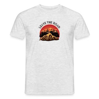 Leave The Road Shirt - Männer T-Shirt - Grau meliert - Vorne - AI Model Male 178 dark (178cm)