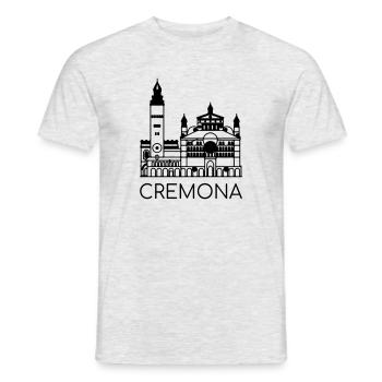 cremona - Männer T-Shirt - Grau meliert - Vorne - AI Model Male 178 dark (178cm)