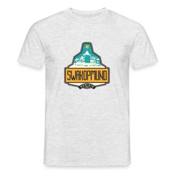 Swakopmund - Namibia - Men's T-Shirt - heather grey - Front - AI Model Male 178 dark (178cm)