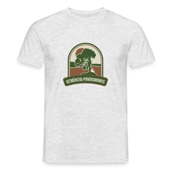 Altmühltal Panoramaweg - Deutschland - Männer T-Shirt - Grau meliert - Vorne - AI Model Male 178 dark (178cm)