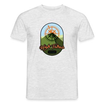 Hohe - Slowakei, Polen - Männer T-Shirt - Grau meliert - Vorne - AI Model Male 178 dark (178cm)