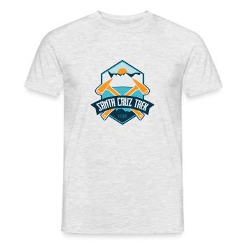 Santa Cruz Trek - Peru - Men's T-Shirt - heather grey - Front - AI Model Male 178 dark (178cm)