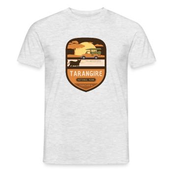 Tarangire-Nationalpark - Tansania - Männer T-Shirt - Grau meliert - Vorne - AI Model Male 178 dark (178cm)