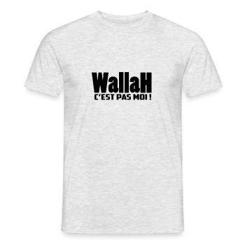 Wallah, IT'S NOT ME! - Men's T-Shirt - heather grey - Front - AI Model Male 178 dark (178cm)