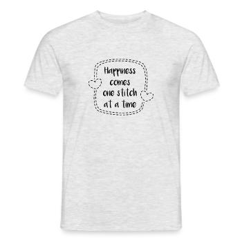 Sewing gift hobby needle tailor profession hobby - Men's T-Shirt - heather grey - Front - AI Model Male 178 dark (178cm)
