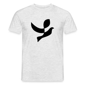 Birdie - Männer T-Shirt - Grau meliert - Vorne - AI Model Male 178 dark (178cm)