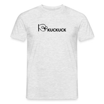 kuckuck - Männer T-Shirt - Grau meliert - Vorne - AI Model Male 178 dark (178cm)