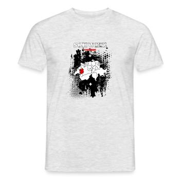 Freiburg - Männer T-Shirt - Grau meliert - Vorne - AI Model Male 178 dark (178cm)