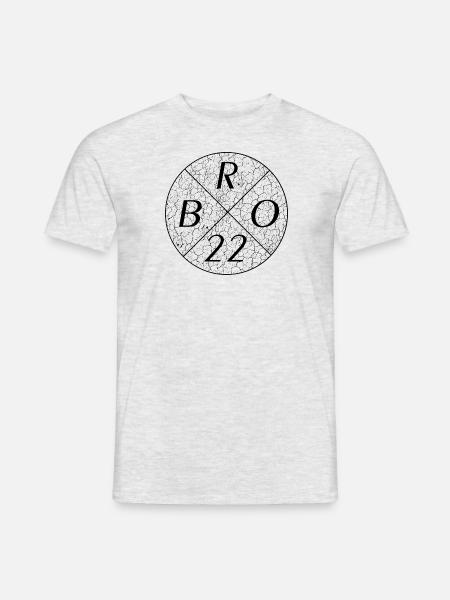BRO 22 Bro 22 - Männer T-Shirt - Grau meliert