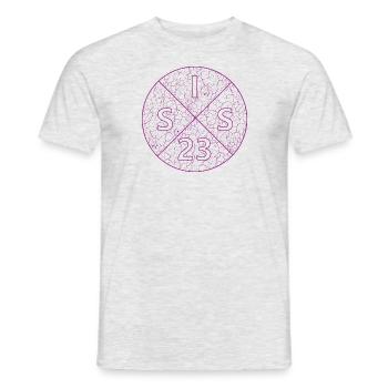 Sis 23 sister 2023 große Schwester - Männer T-Shirt - Grau meliert - Vorne - AI Model Male 178 dark (178cm)