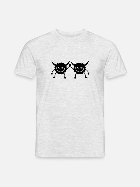 Cheeky Monster Team - Men's T-Shirt - heather grey