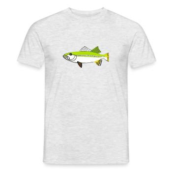 Forelle - Männer T-Shirt - Grau meliert - Vorne - AI Model Male 178 dark (178cm)