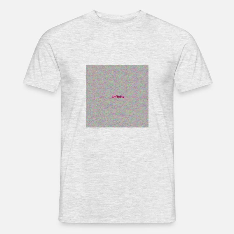 Infinity Hallyday - Männer T-Shirt - Grau meliert