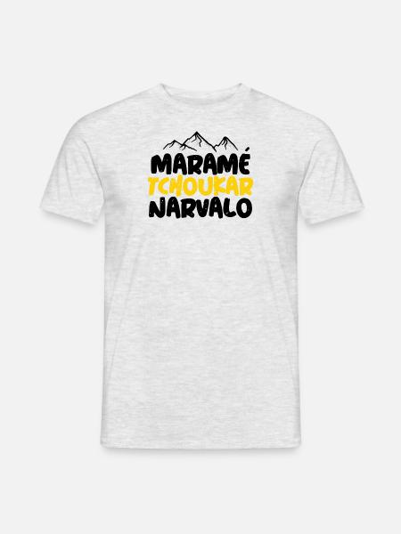 Maramé Tchoukar Narvalo - T-shirt homme - gris chiné