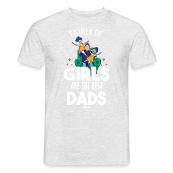 Father's Day Daughter Children Sisters - Men's T-Shirt - heather grey - Front - AI Model Male 178 dark (178cm)
