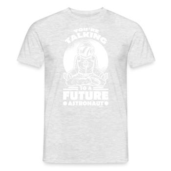 Child Baby Astronaut Daughter Son Gift - Men's T-Shirt - heather grey - Front - AI Model Male 178 dark (178cm)