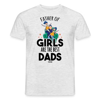 Father daughter best daddy - Men's T-Shirt - heather grey - Front - AI Model Male 178 dark (178cm)