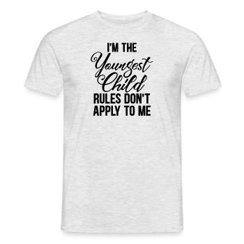 Family Kids Siblings Funny Gift Idea - Men's T-Shirt - heather grey - Front - AI Model Male 178 dark (178cm)