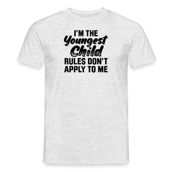 Familie Kinder Geschwister Lustig Geschenkidee - Männer T-Shirt - Grau meliert - Vorne - AI Model Male 178 dark (178cm)