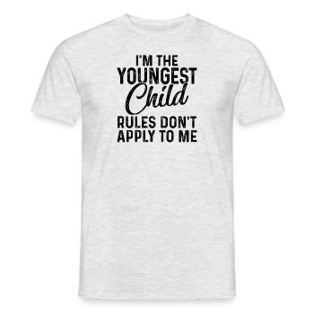 Family Kids Siblings Funny Gift Idea - Men's T-Shirt - heather grey - Front - AI Model Male 178 dark (178cm)