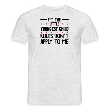 Family Kids Siblings Funny Gift Idea - Men's T-Shirt - heather grey - Front - AI Model Male 178 dark (178cm)