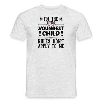 Family Kids Siblings Funny Gift Idea - Men's T-Shirt - heather grey - Front - AI Model Male 178 dark (178cm)