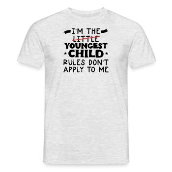 Family Kids Siblings Funny Gift Idea - Men's T-Shirt - heather grey - Front - AI Model Male 178 dark (178cm)