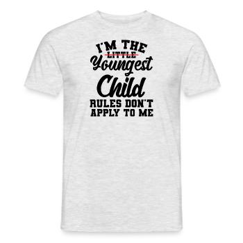 Family Kids Siblings Funny Gift Idea - Men's T-Shirt - heather grey - Front - AI Model Male 178 dark (178cm)