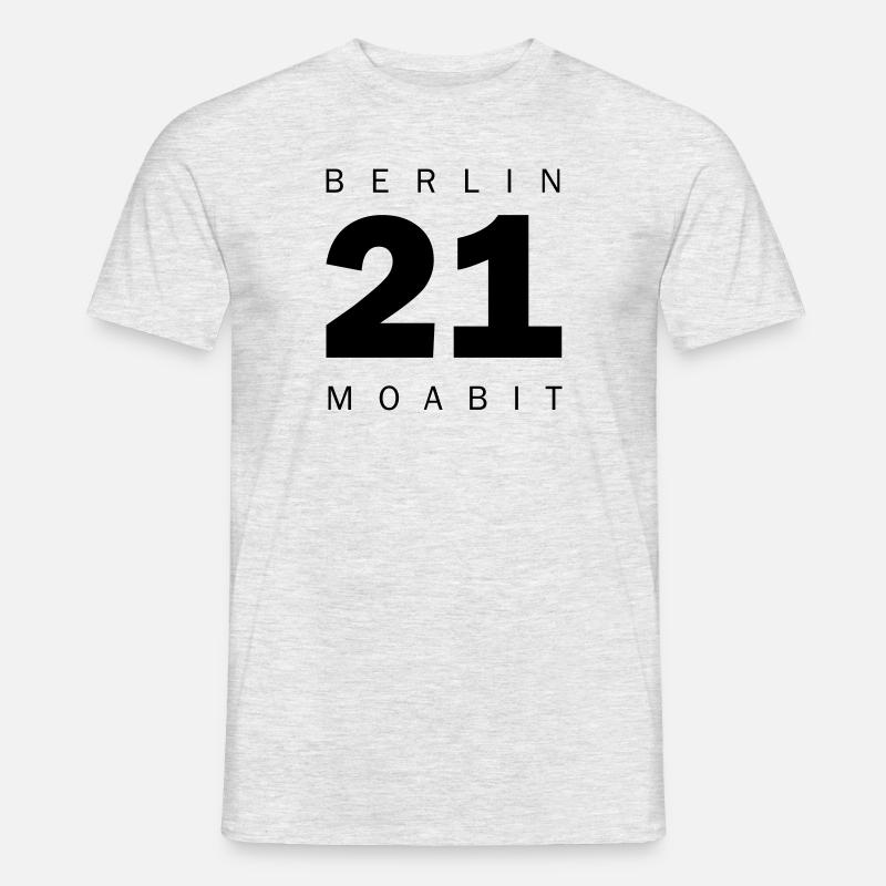Moabit - Männer T-Shirt - Grau meliert