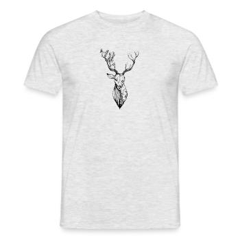 Final Destinature - Männer T-Shirt - Grau meliert - Vorne - AI Model Male 178 dark (178cm)