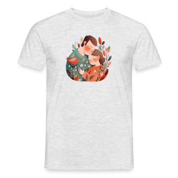 Verliebtes Pärchen - Männer T-Shirt - Grau meliert - Vorne - AI Model Male 178 dark (178cm)