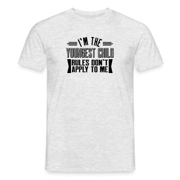 Family Kids Siblings Funny Gift Idea - Men's T-Shirt - heather grey - Front - AI Model Male 178 dark (178cm)