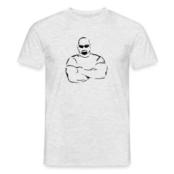 Da Bouncer - Noir - T-shirt homme - gris chiné - Devant - AI Model Male 178 dark (178cm)