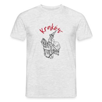 Krakow Lajkonik - Men's T-Shirt - heather grey - Front - AI Model Male 178 dark (178cm)