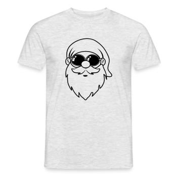 Lunettes de soleil drôles drôles nain - T-shirt homme - gris chiné - Devant - AI Model Male 178 dark (178cm)