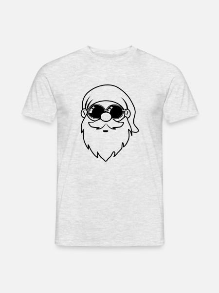 Dwarf funny funny sunglasses - Men's T-Shirt - heather grey