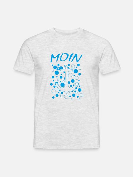 MOIN - Männer T-Shirt - Grau meliert