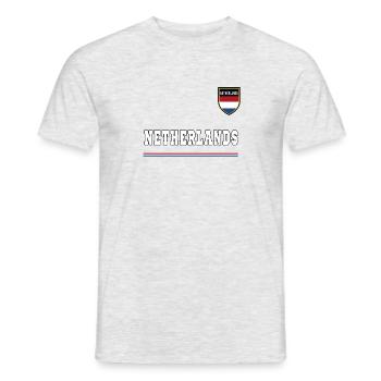 Pays-Bas Pays-Bas Hollande Drapeau néerlandais Drapeau - T-shirt homme - gris chiné - Devant - AI Model Male 178 dark (178cm)