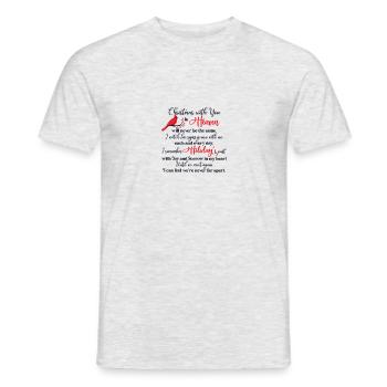 Christmas with you in Heaven Cardinal - Men's T-Shirt - heather grey - Front - AI Model Male 178 dark (178cm)