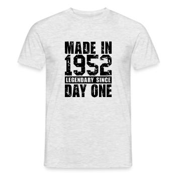 Fabriqué en 1952, légendaire depuis le premier jour - T-shirt homme - gris chiné - Devant - AI Model Male 178 dark (178cm)