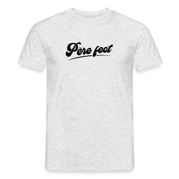 Père fect B - T-shirt homme - gris chiné - Devant - AI Model Male 178 dark (178cm)