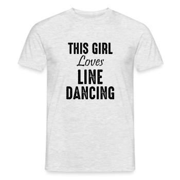 Danse Musique de danse - T-shirt homme - gris chiné - Devant - AI Model Male 178 dark (178cm)