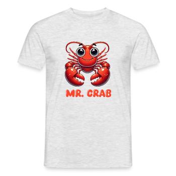 Crab - Men's T-Shirt - heather grey - Front - AI Model Male 178 dark (178cm)