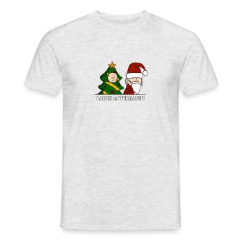 Laink et Terracid fêtent Noël - T-shirt homme - gris chiné - Devant - AI Model Male 178 dark (178cm)