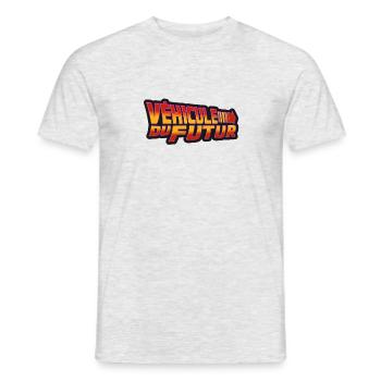 Véhicule du Futur - T-shirt homme - gris chiné - Devant - AI Model Male 178 dark (178cm)